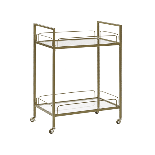 Carrinho de cozinha VENETA Metal Dourado