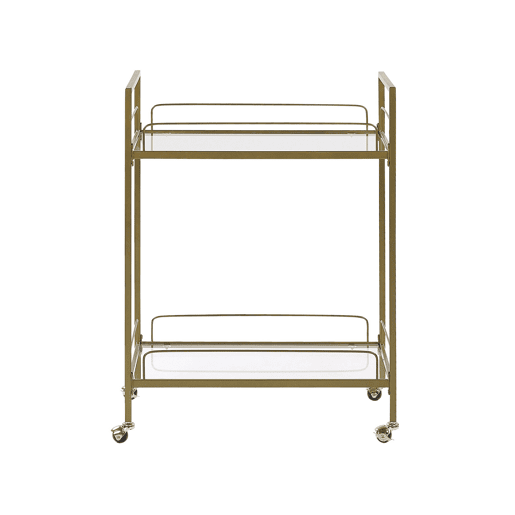 Carrinho de cozinha VENETA Metal Dourado