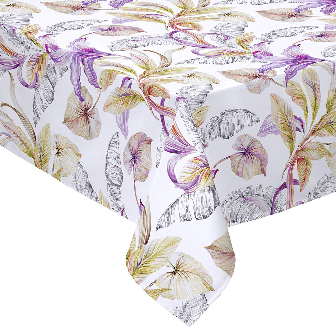 Mantel  100% algodón ulutu  140x200 cm malva