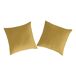 2 Fundas de almohada de algodón CASUAL 80x80 2 Fundas de almohada de algodón CASUAL 80x80 Amarillo
