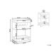 Beliani Carrito de cocina HULLET Beliani Carrito de cocina HULLET Marrón