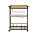 Beliani Carrito de cocina HULLET Beliani Carrito de cocina HULLET Marrón