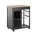 Beliani Carrito de cocina BOVES 76 Beliani Carrito de cocina BOVES 76 Negro