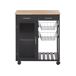 Beliani Carrito de cocina BOVES 76 Beliani Carrito de cocina BOVES 76 Negro