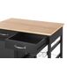 Beliani Carrito de cocina BOVES 76 Beliani Carrito de cocina BOVES 76 Negro