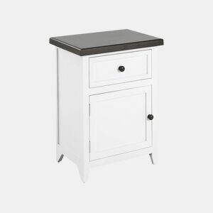 Mesa de cabeceira com gaveta LAYOLA Branco