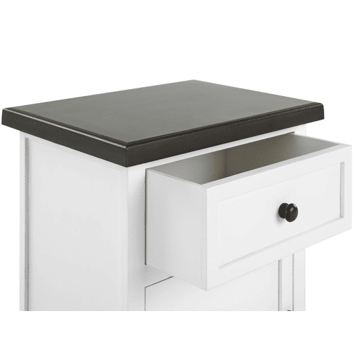 Mesa de cabeceira com gaveta LAYOLA Branco