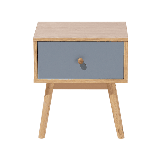 Mesa de cabeceira com gaveta ARVADA Castanho claro Mesa de cabeceira com gaveta ARVADA Castanho claro