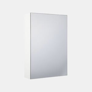 Móvel de casa de banho suspenso com espelho PRIMAVERA 40 cm 60 cm Branco