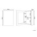 Beliani Mueble de baño con espejo PRIMAVERA Beliani Mueble de baño con espejo PRIMAVERA Blanco