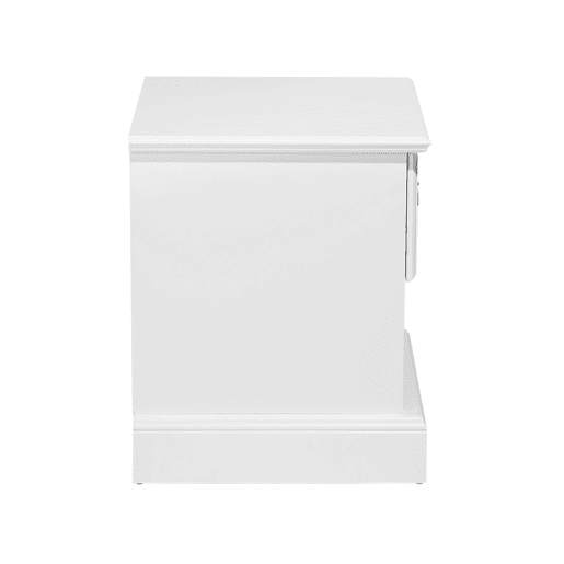 Mesa de cabeceira com gaveta GILBERT Branco Mesa de cabeceira com gaveta GILBERT Branco