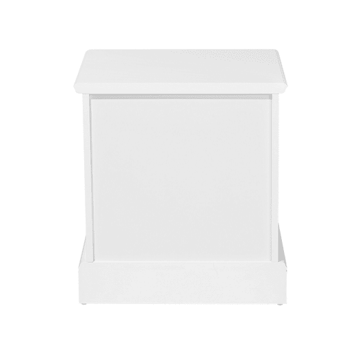 Mesa de cabeceira com gaveta GILBERT Branco Mesa de cabeceira com gaveta GILBERT Branco