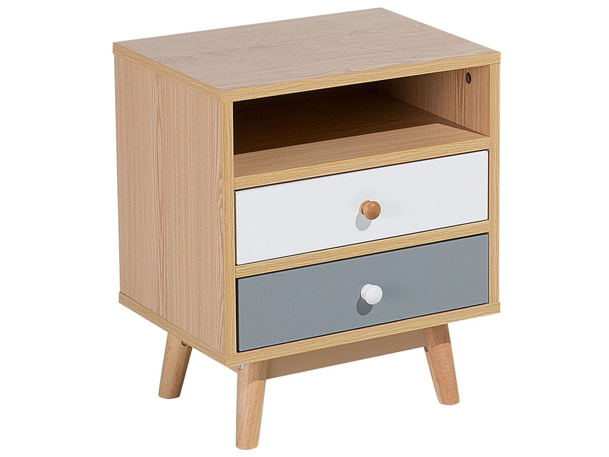 Beliani Mesita de noche FARGO