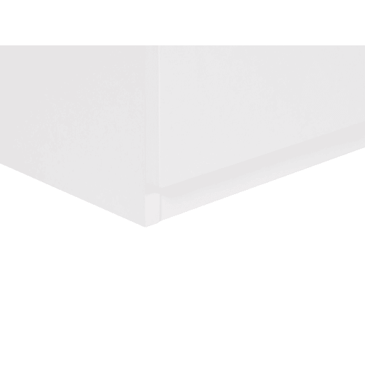 Mesa de cabeceira com 2 gavetas EDISON Branco