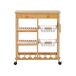 Beliani Carrito de cocina MORINO Beliani Carrito de cocina MORINO Marrón