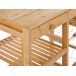 Beliani Carrito de cocina MORINO Beliani Carrito de cocina MORINO Marrón