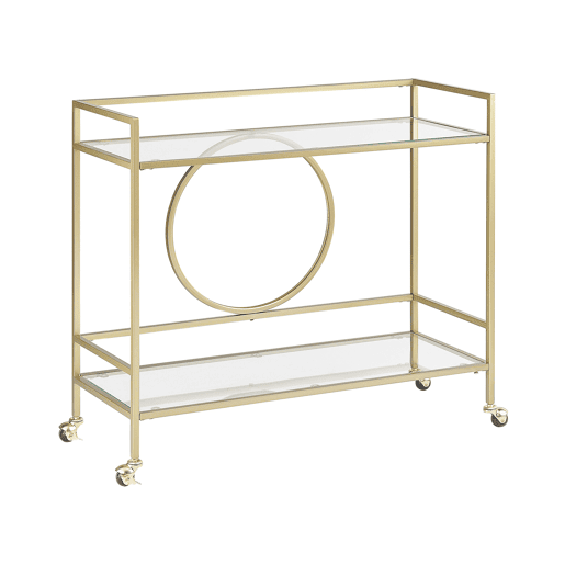 Carrinho de cozinha KERRY Metal Dourado