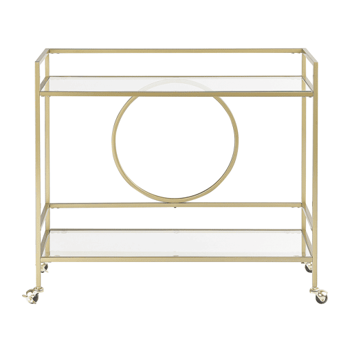 Carrinho de cozinha KERRY Metal Dourado