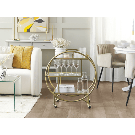 Carrinho de cozinha COLTON Metal Dourado
