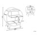 Beliani Carrito de cocina COLTON Beliani Carrito de cocina COLTON Dorado