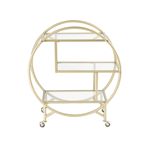 Carrinho de cozinha COLTON Metal Dourado