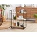 Beliani Carrito de cocina GABBS Beliani Carrito de cocina GABBS Marrón