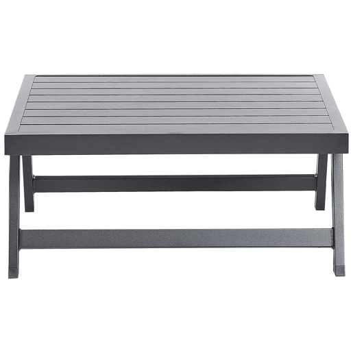 Conjunto de sofás de jardim de canto 5 lugares COCCORINO Metal Cinzento
