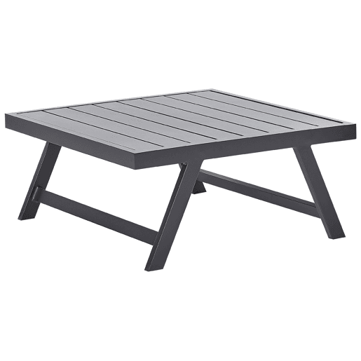 Conjunto de sofás de jardim de canto 5 lugares COCCORINO Metal Cinzento