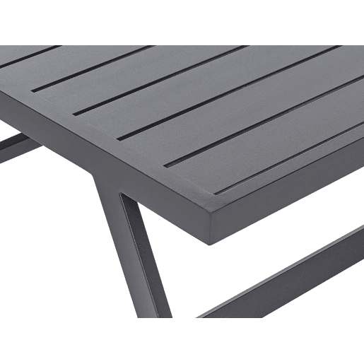 Conjunto de sofás de jardim de canto 5 lugares COCCORINO Metal Cinzento