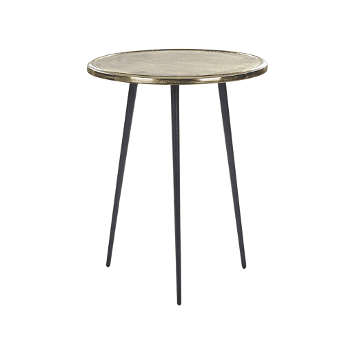 Mesa de apoio TELFER Metal Dourado
