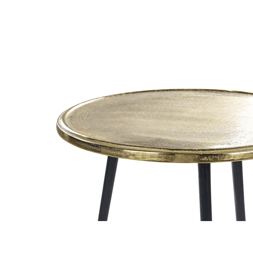 Mesa de apoio TELFER Metal Dourado