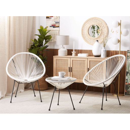 Conjunto de varanda ACAPULCO II Branco