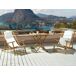 Beliani Conjunto de balcón ATRANI/MOLISE Beliani Conjunto de balcón ATRANI/MOLISE Blanco/ Beige