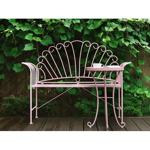 Conjunto de varanda CAVINIA Metal Rosa