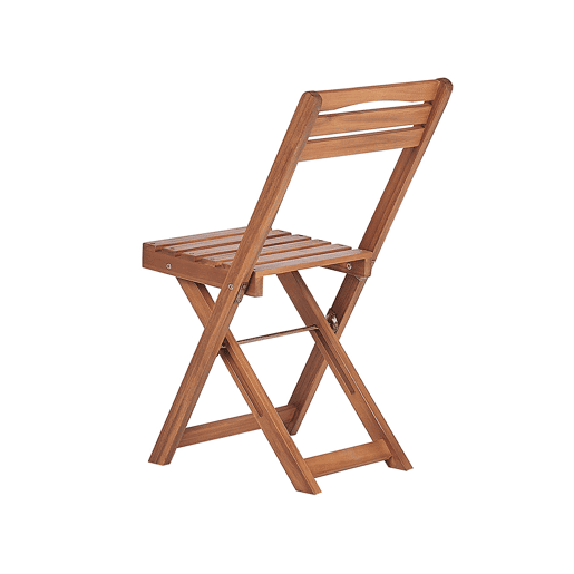 Conjunto de varanda Dobrável LENOLA Madeira de acácia Castanho
