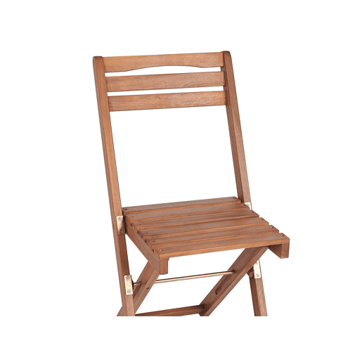 Conjunto de varanda Dobrável LENOLA Madeira de acácia Castanho