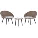Beliani Conjunto de balcón ORTIGIA Beliani Conjunto de balcón ORTIGIA Beige