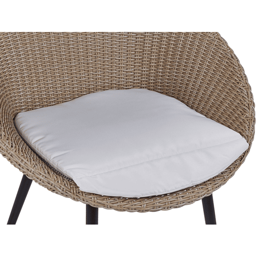 Conjunto de varanda com almofadas ORTIGIA Creme claro Creme