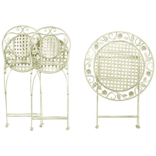 Conjunto de varanda Dobrável BIVIO Metal Verde claro