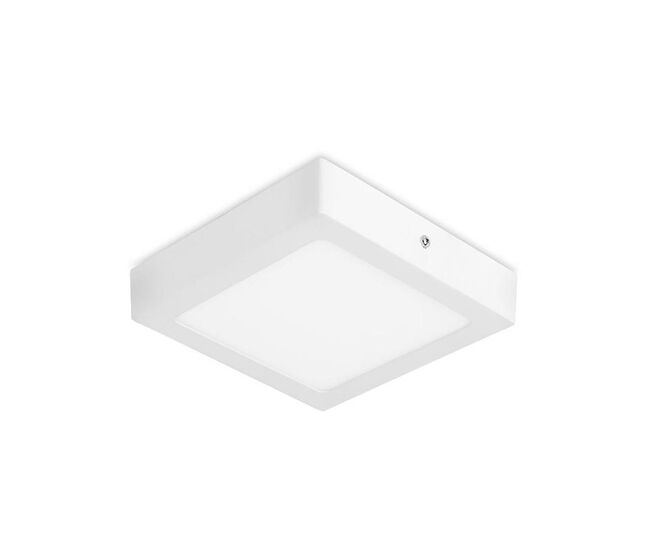 Plafon ip23 easy square surface 170mm led 10w 3000k blanco 874lm