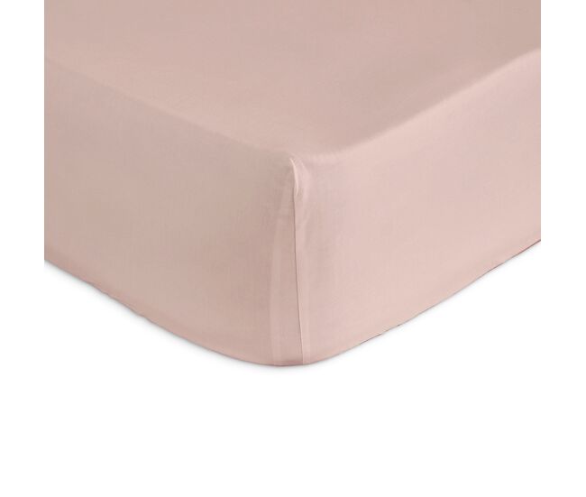 Sábana bajera ajustable de algodón casual 100x200+28 cm rosa claro