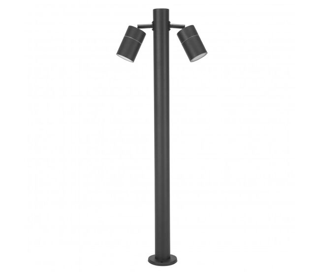 Pixa - baliza de jardín con 2 focos orientables gu10