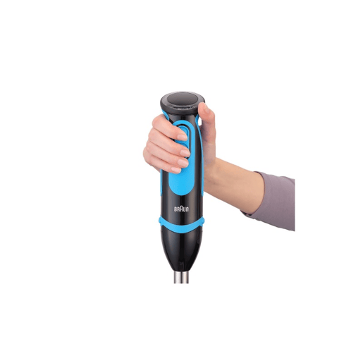 Minipimer Braun - Varinha Minipimer MQ5264BKBL. 21 velocidades. Anti-salpicos. Corte alargado. 1.000 ml. 600 W. Cor preta