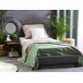 Beliani Cama sin cabecero Poliéster ROANNE 99x211 Beliani Cama sin cabecero Poliéster ROANNE 99x211 Beige
