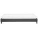 Beliani Cama sin cabecero Poliéster ROANNE 99x211 Beliani Cama sin cabecero Poliéster ROANNE 99x211 Beige