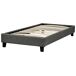 Beliani Cama sin cabecero Poliéster ROANNE 99x211 Beliani Cama sin cabecero Poliéster ROANNE 99x211 Beige