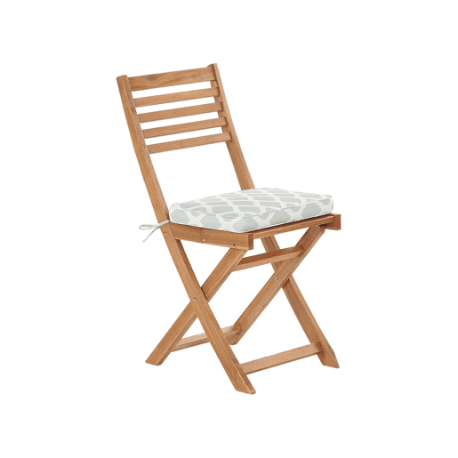Conjunto de varanda com almofadas Dobrável FIJI Madeira de acácia Verde menta