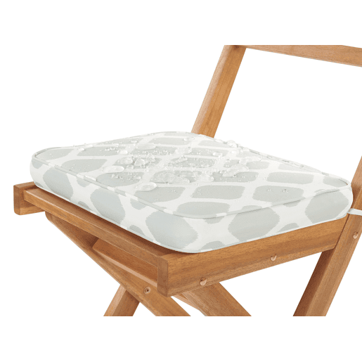 Conjunto de varanda com almofadas Dobrável FIJI Madeira de acácia Verde menta