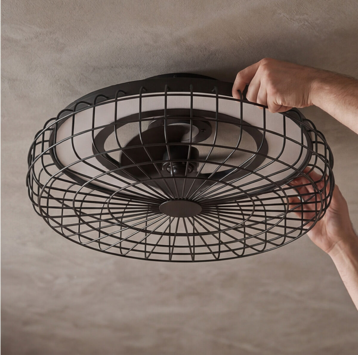 Forlight Merak - Ventilador de Techo con Lámpara LED sin Aspas