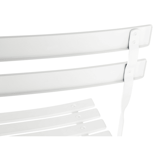 Conjunto de varanda Dobrável FIORI Metal Branco